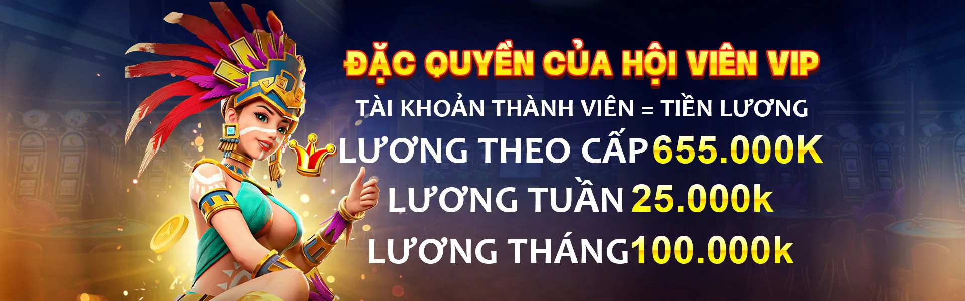 Thành viên VIP tận hưởng trải nghiệm cá cược trực tuyến độc quyền tại 3win nổ hũ với biểu tượng vàng và xanh
